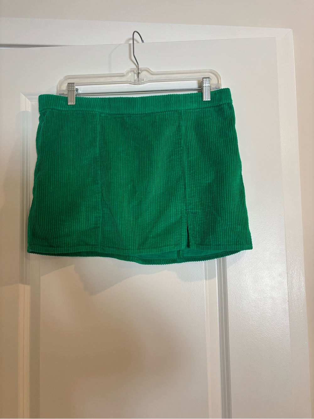 aerie Green Corduroy Mini Skirt
